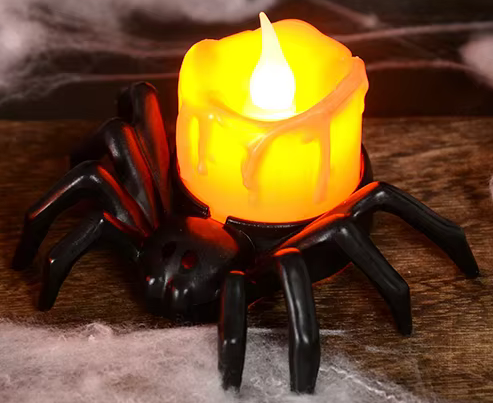 Schauriges LED-Spinnen-Set (5 Stück): Gruselige Beleuchtung für größten Halloween-Spaß!