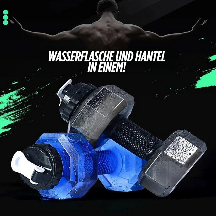 Trinken mit Power – die Hantelflasche, die mehr kann