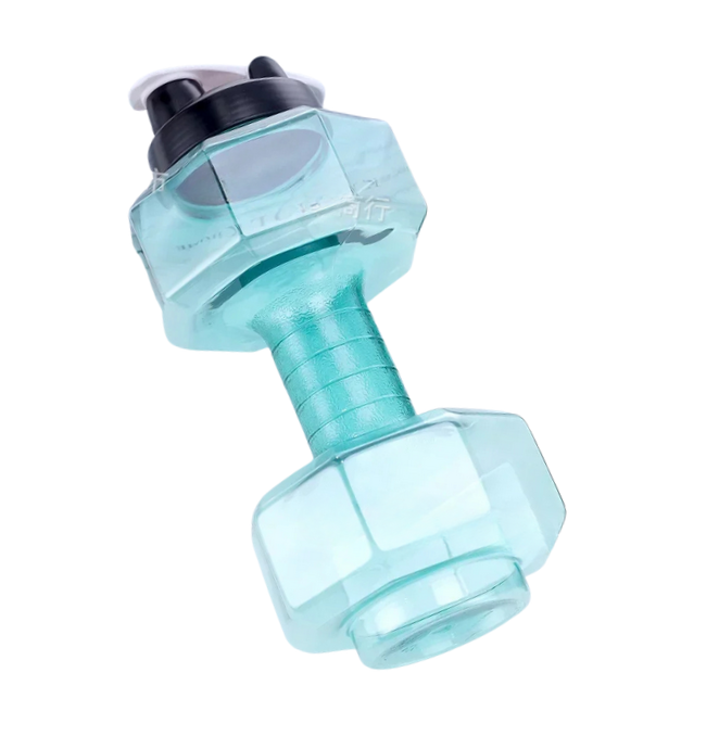 Trinken mit Power – die Hantelflasche, die mehr kann