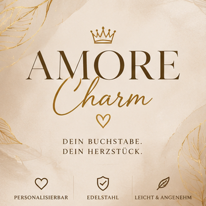 AMORE Charm - Dein Buchstabe. Dein Herzstück.