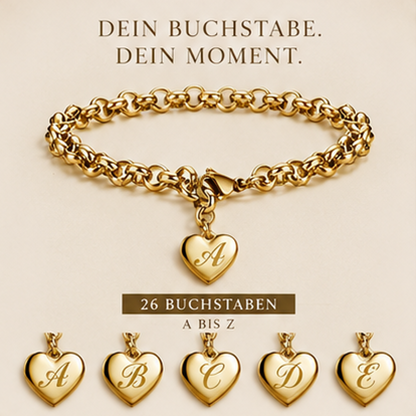 AMORE Charm - Dein Buchstabe. Dein Herzstück.
