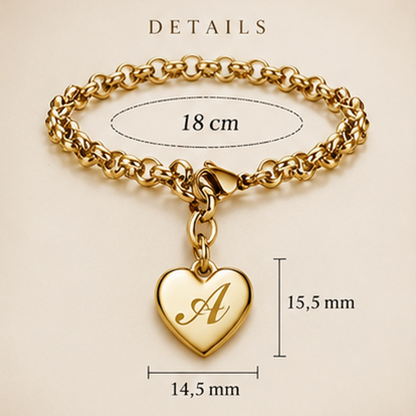 AMORE Charm - Dein Buchstabe. Dein Herzstück.