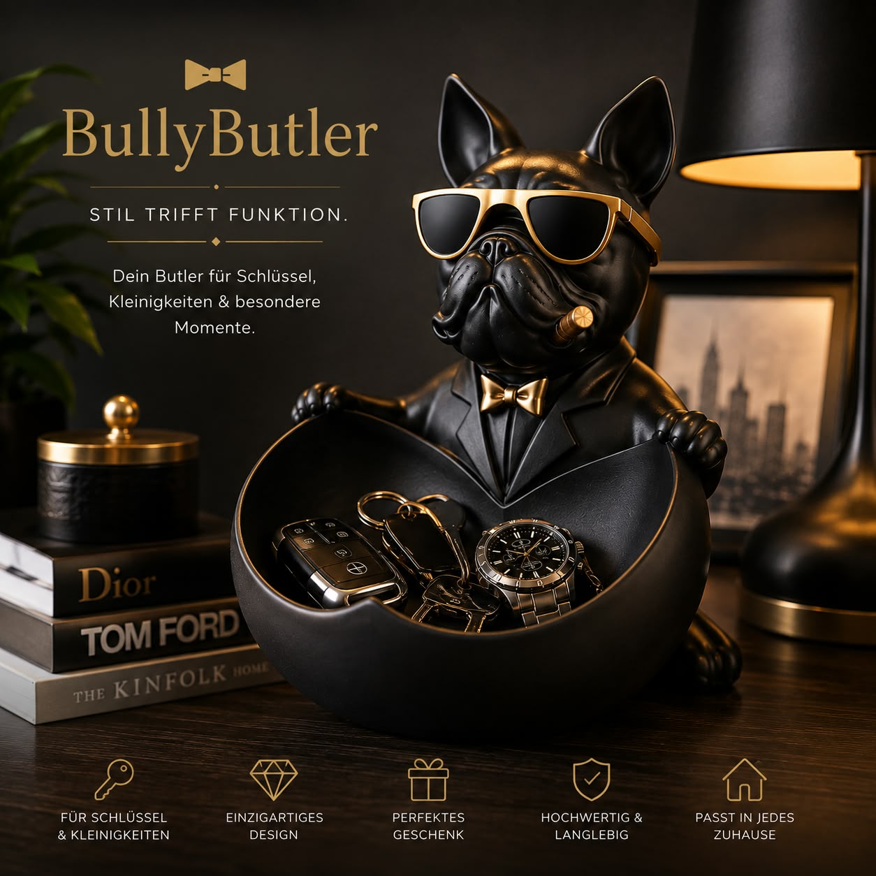 BullyButler – Dein treuer Butler für Schlüssel & Co.