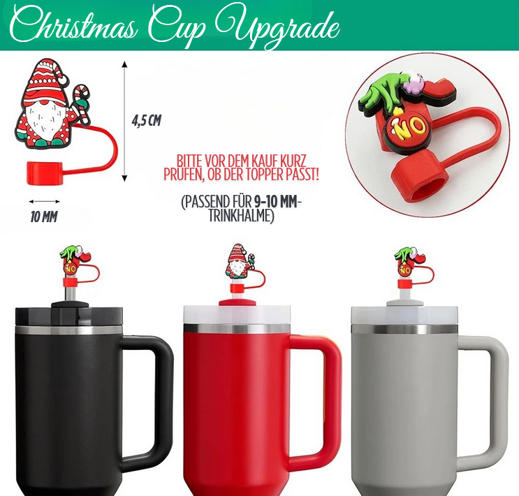 Ideales Accessoire für Stanley-Cups und Thermo Treks: Christmas Cup Upgrade