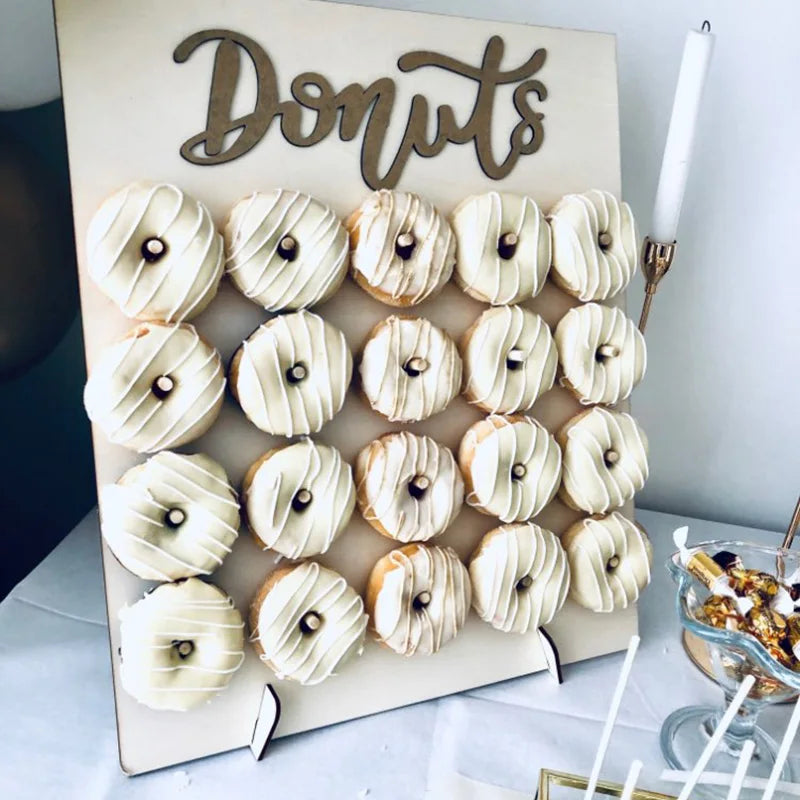 Dekorativer Donut-Halter für Party, Hochzeit und zuhause!