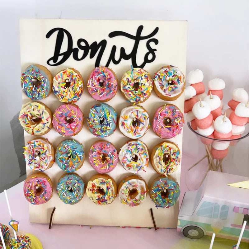 Dekorativer Donut-Halter für Party, Hochzeit und zuhause!