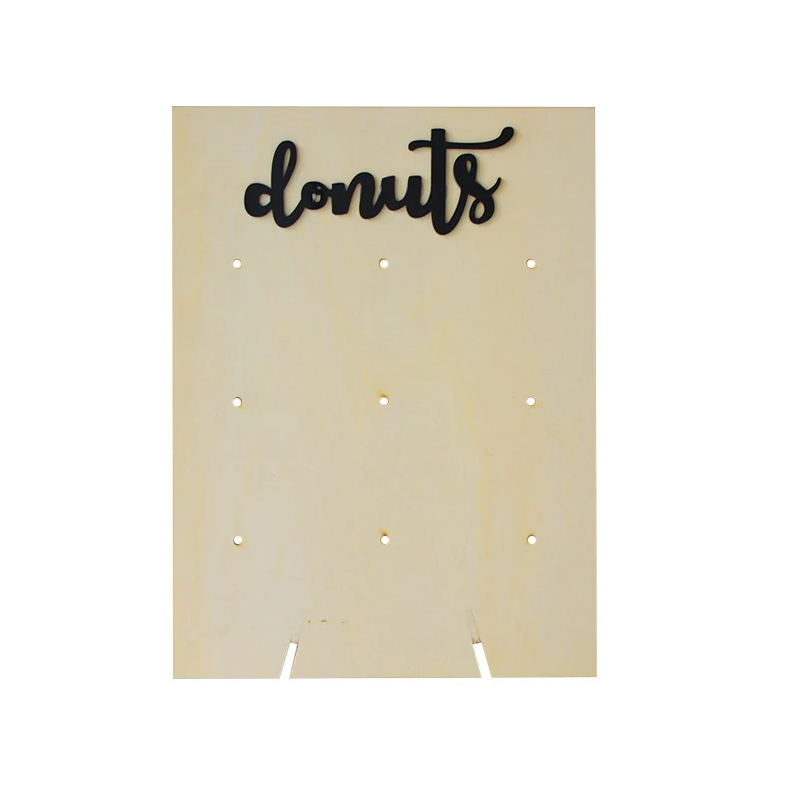 Dekorativer Donut-Halter für Party, Hochzeit und zuhause!