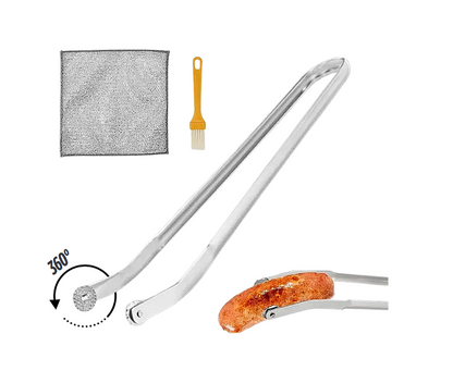 Drehen. Grillen. Genießen. – Flexi Flip – Die Zange, die mitdenkt