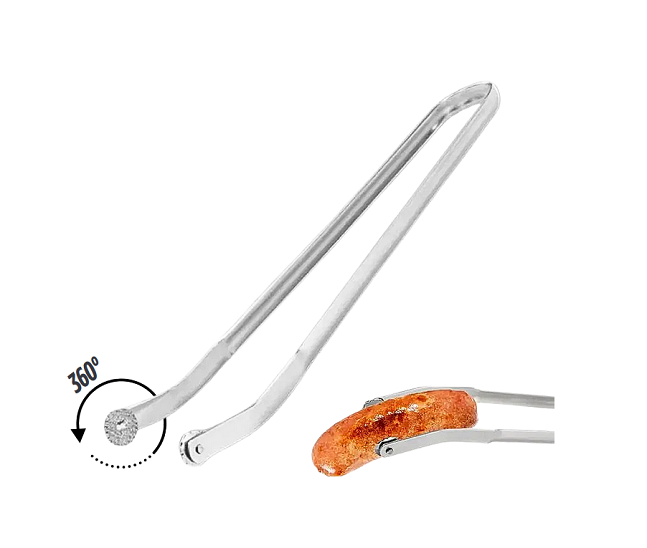 Drehen. Grillen. Genießen. – Flexi Flip – Die Zange, die mitdenkt