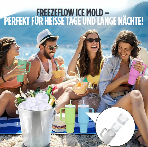 FreezeFlow Ice Mold – Die Silikon-Eisform für den XL-Genuss
