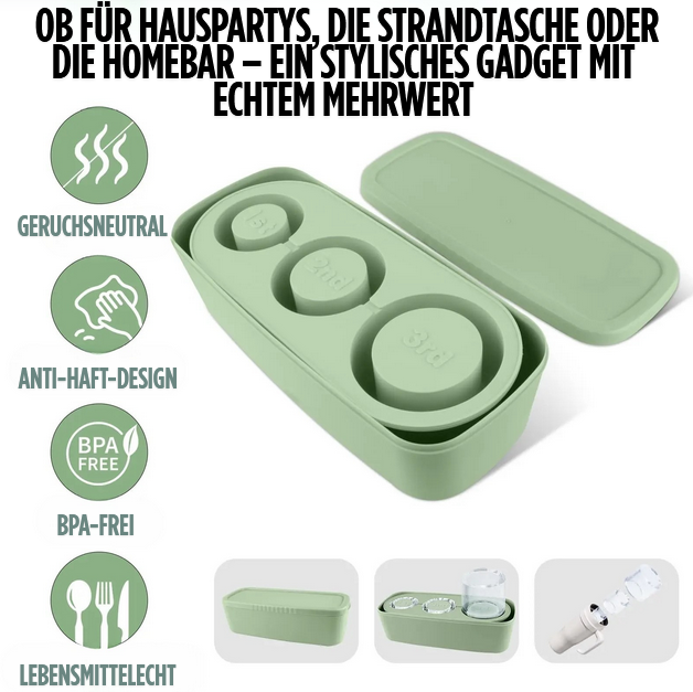 FreezeFlow Ice Mold – Die Silikon-Eisform für den XL-Genuss