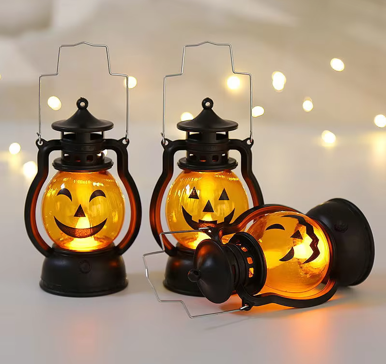 Halloween-/Party-Kürbis-LED-Laterne: Licht für jede Stimmung!