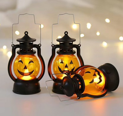 Halloween-/Party-Kürbis-LED-Laterne: Licht für jede Stimmung!
