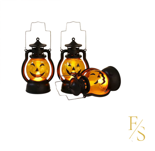 Halloween-/Party-Kürbis-LED-Laterne: Licht für jede Stimmung!