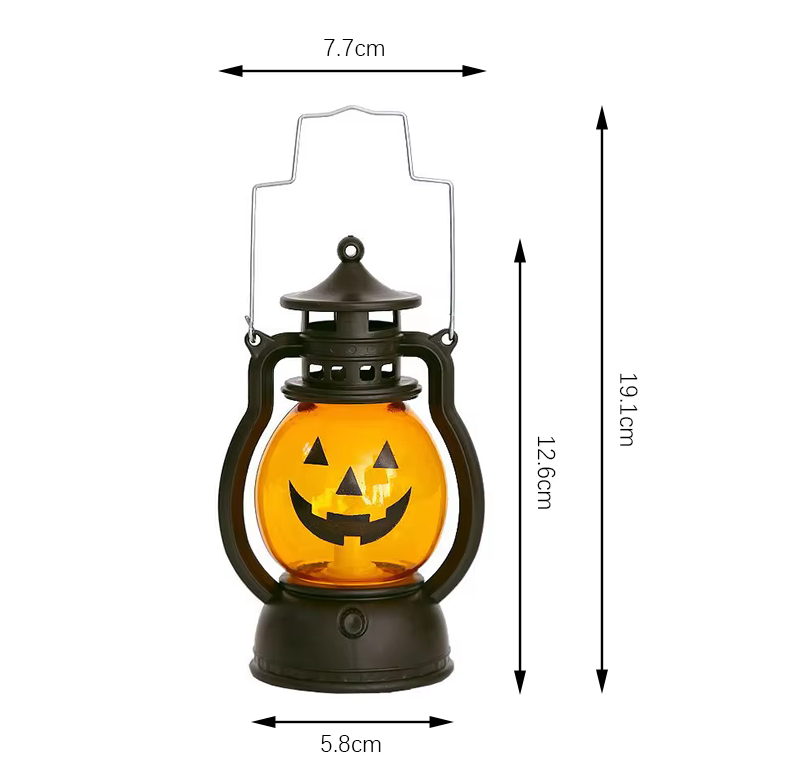 Halloween-/Party-Kürbis-LED-Laterne: Licht für jede Stimmung!