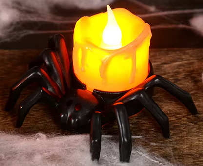 Schauriges LED-Spinnen-Set (5 oder 10 Stück): Gruselige Beleuchtung für größten Halloween-Spaß!