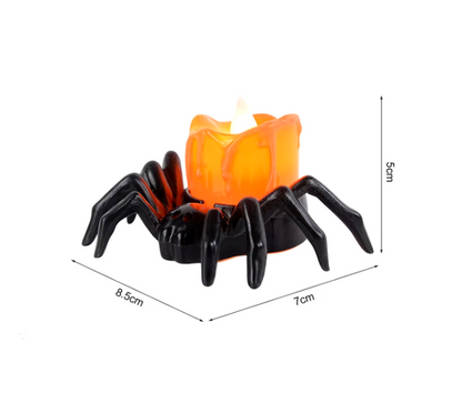 Schauriges LED-Spinnen-Set (5 Stück): Gruselige Beleuchtung für größten Halloween-Spaß!