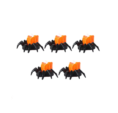 Schauriges LED-Spinnen-Set (5 Stück): Gruselige Beleuchtung für größten Halloween-Spaß!