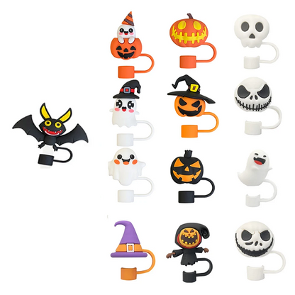 Ideales Accessoire für Stanley-Cups und Thermo Treks: Haunt ‘n’ Straw – Halloween Cup Toppers