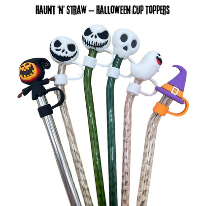 Ideales Accessoire für Stanley-Cups und Thermo Treks: Haunt ‘n’ Straw – Halloween Cup Toppers