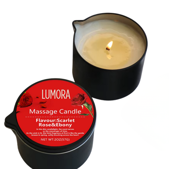 LUMORA – Massageölkerze für Sinne & Harmonie