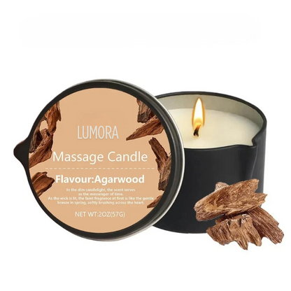 LUMORA – Massageölkerze für Sinne & Harmonie