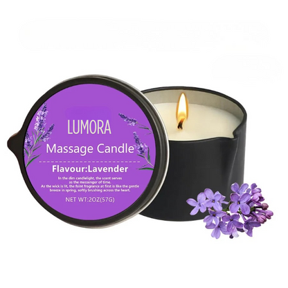 LUMORA – Massageölkerze für Sinne & Harmonie