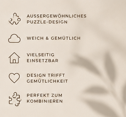 PIECE – das Kissen, das einfach zu Dir passt