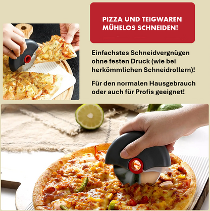 JETZT NEU – Schneide wie ein Profi: Der Pizza-Roller für müheloses Schneiden!