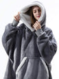 Optimales Geschenk für Verfrorene: Kuscheliges Oversize-Hoodie mit Kapuze