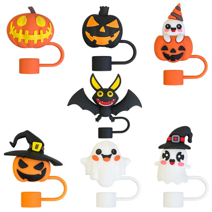 Ideales Accessoire für Stanley-Cups und Thermo Treks: Haunt ‘n’ Straw – Halloween Cup Toppers