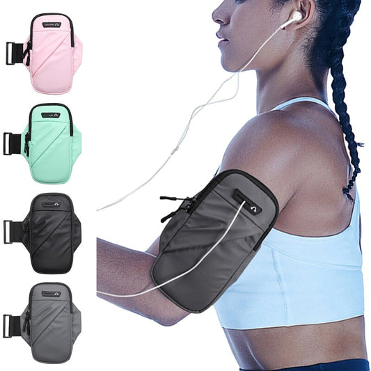 Nie wieder ohne: Ultraleichte Sport-Armband-Tasche für Smartphone und Co.!