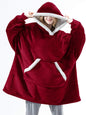 Optimales Geschenk für Verfrorene: Kuscheliges Oversize-Hoodie mit Kapuze