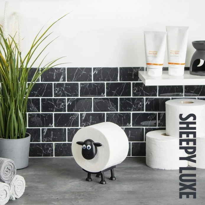Scha(r)fes Design für feine Bäder - Toilettenpapier-Halter mit Stil & Charme!
