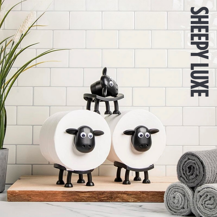 Scha(r)fes Design für feine Bäder - Toilettenpapier-Halter mit Stil & Charme!