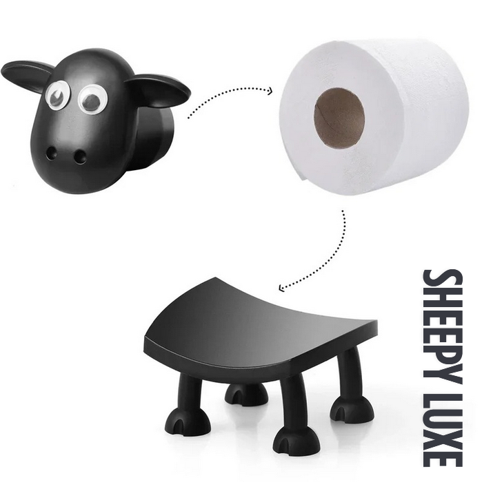 Scha(r)fes Design für feine Bäder - Toilettenpapier-Halter mit Stil & Charme!