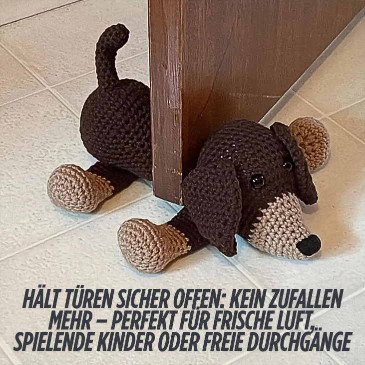 Tierisch clever – der handgemachte Häkel-Türstopper