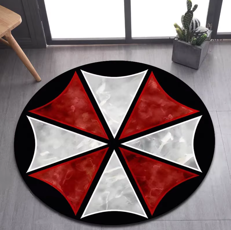 Für eingefleischte Resident Evil-Fans ein Muss – Farbintensiver Teppich „Umbrella Corporation“