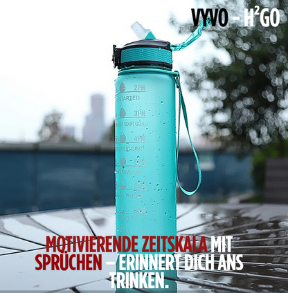 Volle Kontrolle:  VYVO - H²Go - Die motivierende Wasserflasche für Wenigtrinker (1000 ml)!