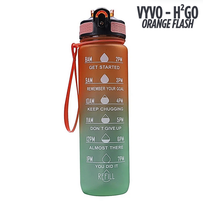 Volle Kontrolle:  VYVO - H²Go - Die motivierende Wasserflasche für Wenigtrinker (1000 ml)!