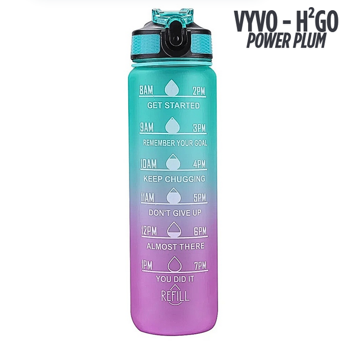 Volle Kontrolle:  VYVO - H²Go - Die motivierende Wasserflasche für Wenigtrinker (1000 ml)!