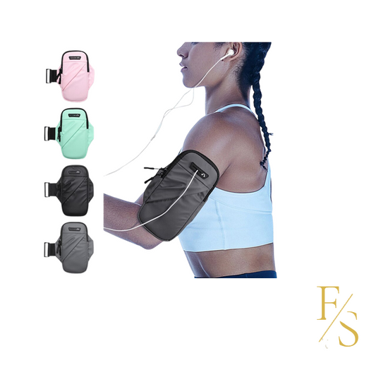 Nie wieder ohne: Ultraleichte Sport-Armband-Tasche für Smartphone und Co.!