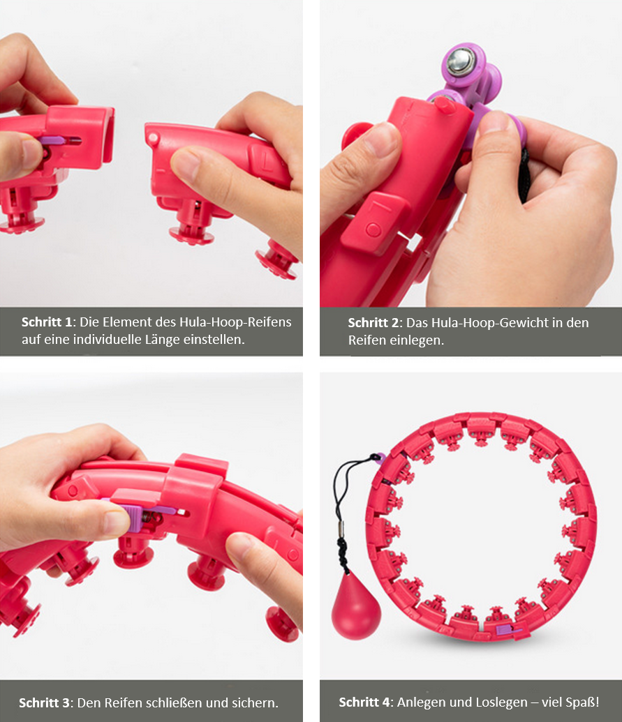 Geniales Tool: Hula-Hoop ohne lange Übung!
